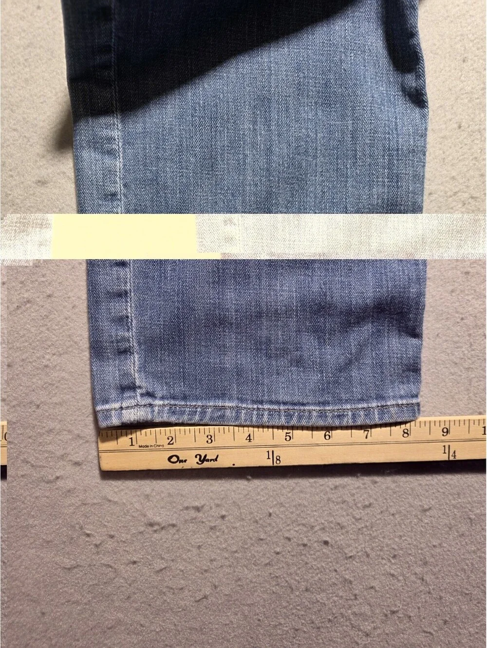 7 For All Mankind Carsen Straight Leg Jeans Mens Size 34 Stretch Blue Denim